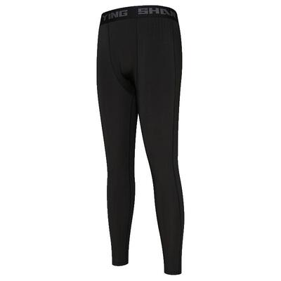 保暖紧身打底裤男加绒高弹力健身