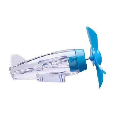 风能发光小飞机车载摆件