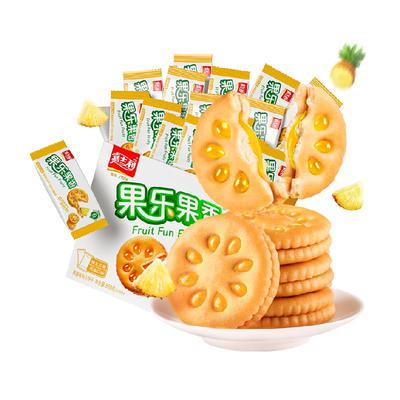 嘉士利果乐果香凤梨味夹心饼