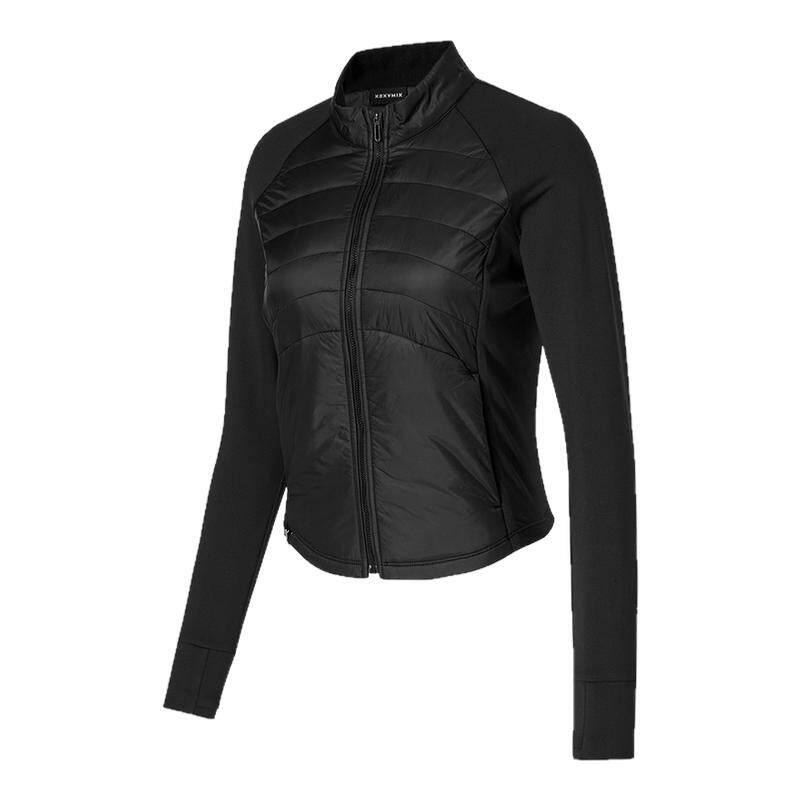 xexymix修身绗缝棉服秋冬保暖