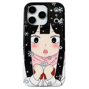 可爱卡通雪花黑沼爽子适用苹果17Promax手机壳iphone16pro新款15pro小众14日系动漫14pro硅胶17pro全包15创意