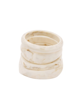 Epifene MARBLE RESIN 手镯 奶油色REVOLVE小众新款