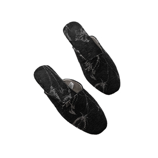 【清仓特惠】缪斯家 霍夫花园/千鸟格系列拖鞋防滑静音春夏家居鞋