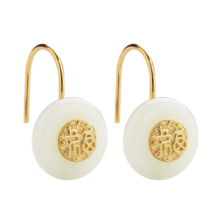 复古中国风福字耳环耳饰气质优雅小众百搭中国风新中式时尚女士款