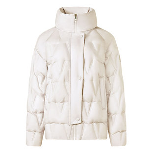 波司登年爆款女士短款立领轻薄零压鸭绒轻暖系列羽绒服外套潮