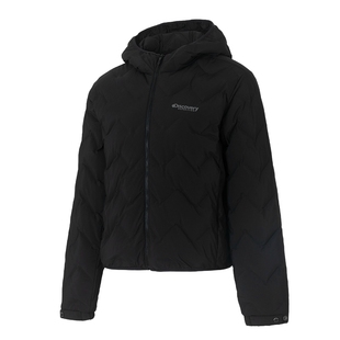 DISCOVERY连帽羽绒服女2025秋季新款轻薄运动服保暖短款户外夹克