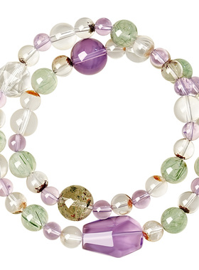 宫里上新天然正品多宝水晶手串