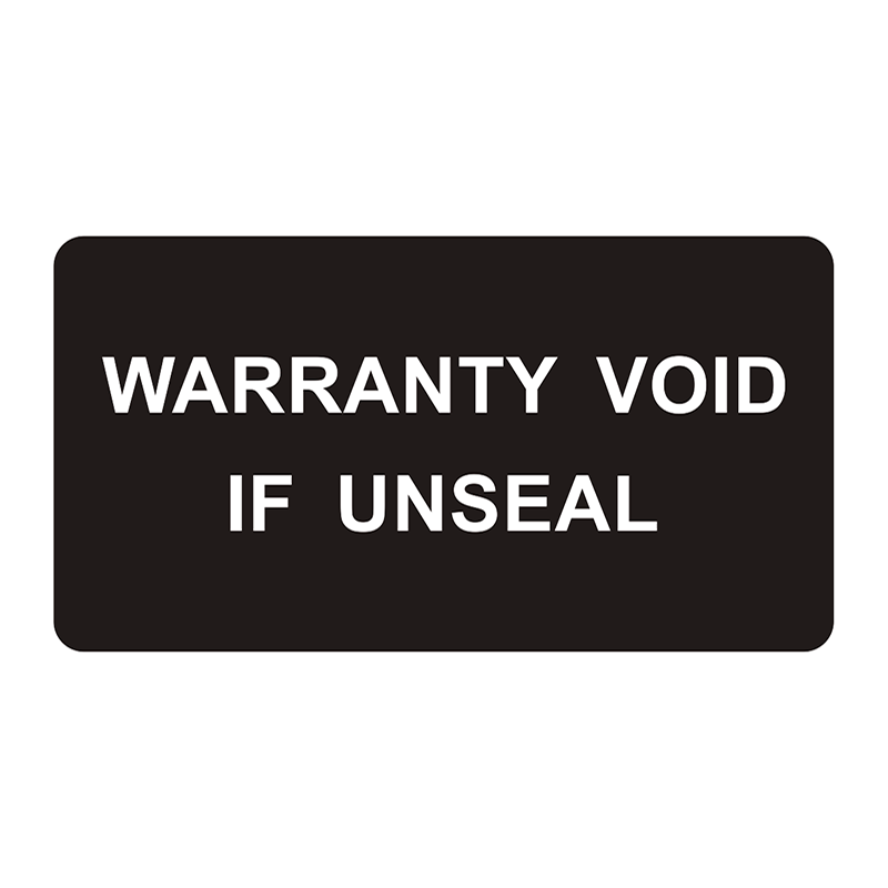 保修易碎纸标签英文开封后保修无效WARRANTY VOID IF UNSEAL现货