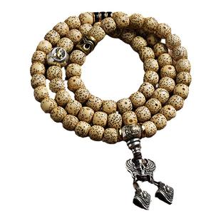 星月菩提子手串男女盘玩手链海南陈籽藏银配饰吊坠佛珠高端正品