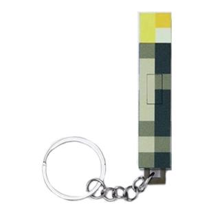 火把钥匙扣周边迷你火炬火把可发光钥匙扣模型手电筒玩具包包挂件