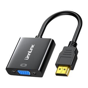优联hdmi线转vga高清转换器笔记本电脑显示屏vga接口投影仪转接头