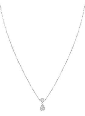 人鱼之泪999纯银水滴项链送闺蜜