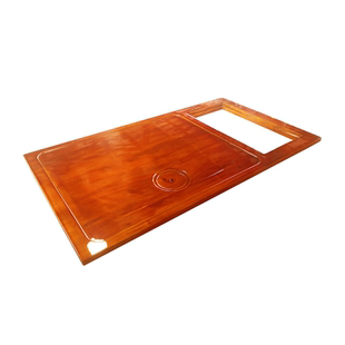 定制实木茶盘茶台嵌入式面板配件排水家用简约烧水壶一体功夫茶具