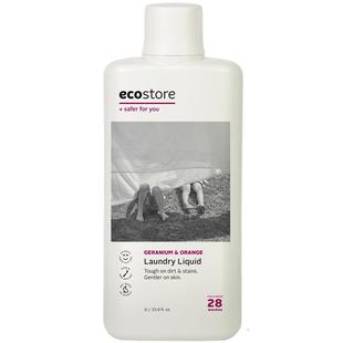 ecostore宜可诚洗衣液家用天竺葵甜橙正品官方旗舰店持久留香1L