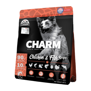 CHARM野性魅力进口狗粮试吃装鸡肉鱼低敏无谷全犬粮小包尝鲜260g