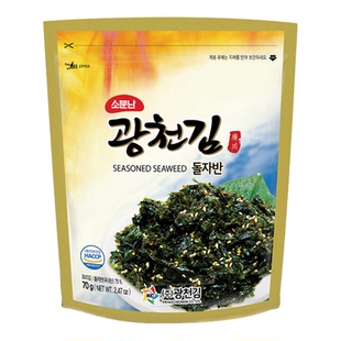 韩国进口食品 广川杂拌海苔宝宝拌饭海苔碎紫菜碎海苔炒海苔70g