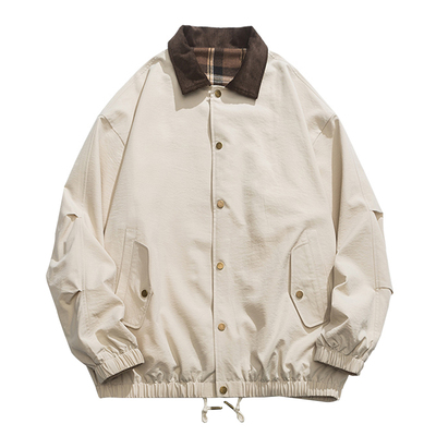 复古潮牌工装哈灵顿夹克男女春秋