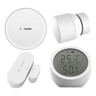 支持鸿蒙智联Hilink豪恩智能家庭套装网关人体温湿度传感器安防