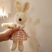 网红可爱安睡兔公仔毛绒玩具陪睡觉小兔子玩偶布娃娃女孩礼物