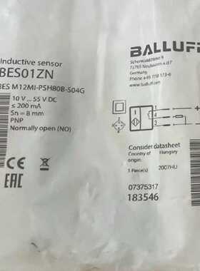 议价巴鲁夫/BALLUFF BES01ZN    SES M12MI-PSH80B-S04G