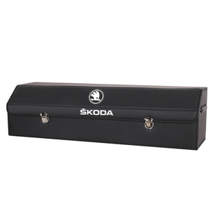 斯柯达柯米克柯珞克柯迪亚克明锐汽车载后备箱储物盒收纳箱改装饰