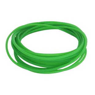 PU聚氨酯圆皮带火接绿色粗面/红色光面工业O型环形三角传动带圆带