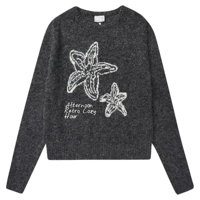 roaringwild正肩羊毛衫套头毛衣