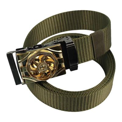 平滑扣早木沟帆布尼龙腰带