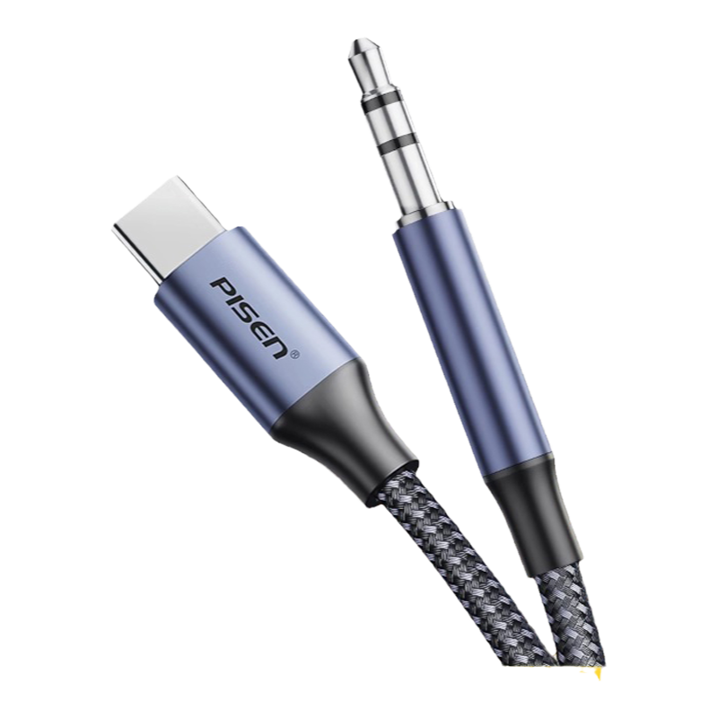 品胜aux音频转接线适用苹果17华为小米手机typec转3.5mm车载连接线音响音箱耳机双头iPhone16车用音源线转