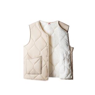 保暖马甲女款新款大码羽绒加厚妈妈背心冬女士防寒贴身内胆坎肩