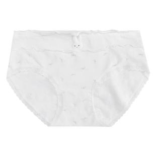 馨帮帮Bra 甜美卡通小兔内裤女夏季薄款纯棉裆舒适透气包臀三角裤