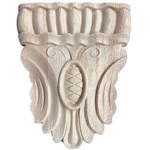 东阳木雕欧式柱头梁托柜子装饰花实木贴花背景墙罗马柱子厂家直销