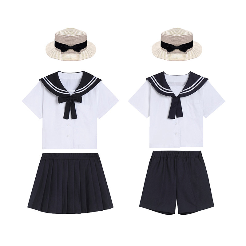 儿童海员风幼儿园暑假班服园服演出服摄影服园服儿童水手服海军风