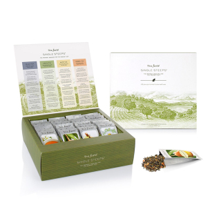 Tea Forte-美国Tea Chest 茶袋礼盒 无因红茶绿茶花草茶袋 28袋