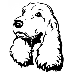 世界名犬狗狗墙贴杜宾犬贴纸罗威纳犬贴画Dog宠物店装饰玻璃贴