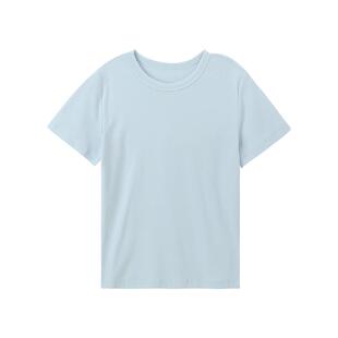 布丁哈鲁春装女童童装百搭上衣2026春季新款儿童简约休闲甜美短袖