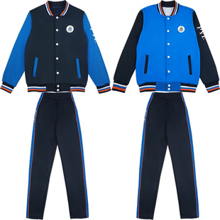 番禺区初中校服外套装秋冬季番禺校服加绒长袖番禺初中生校服纯棉