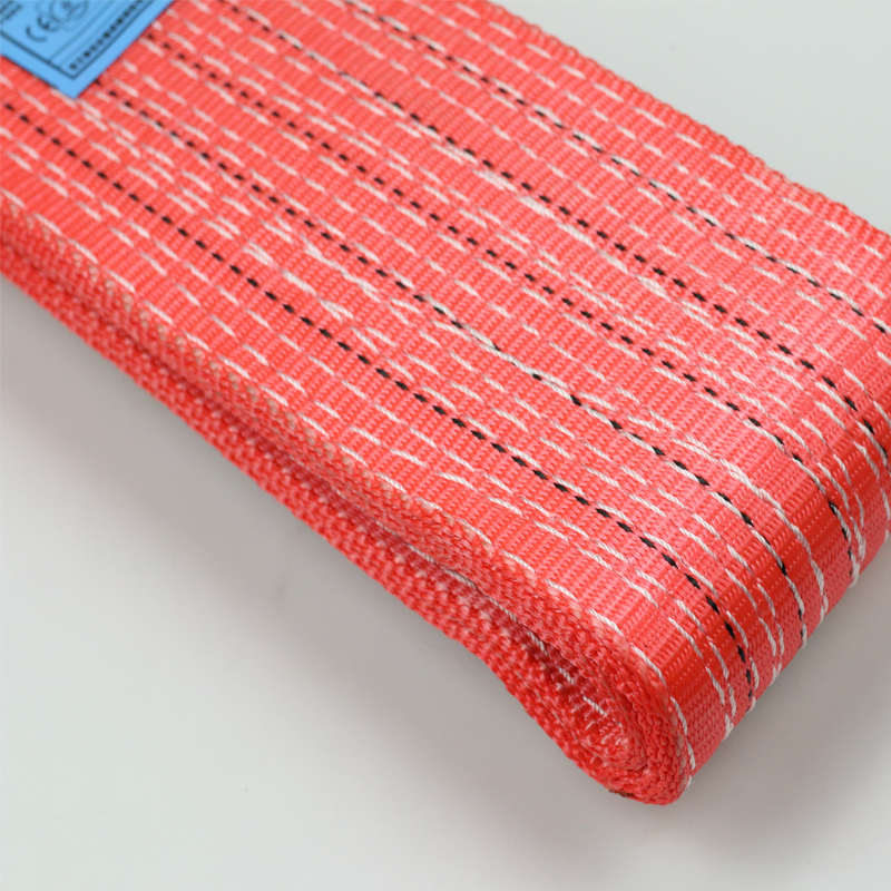 5吨吊带扁平吊装带双扣国标2/3/4/6/8米5t工业行车起吊带尼龙彩色