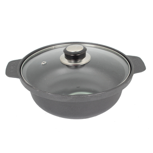 铸铁铁煲重庆鸡公煲锅烧鸡公用锅鸡公煲用铁煲电磁炉可用生铁煲