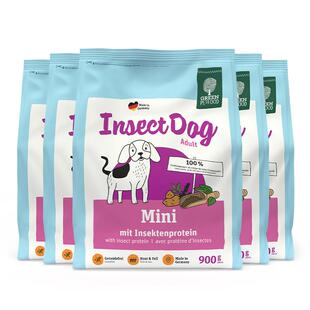 德国原装进口狗粮格林佩芙通用低敏昆虫蛋白Mini犬粮900g*5包
