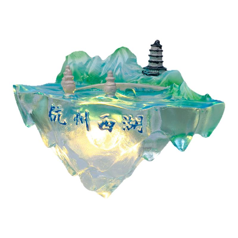 有九文化杭州冰箱贴西湖三潭印月
