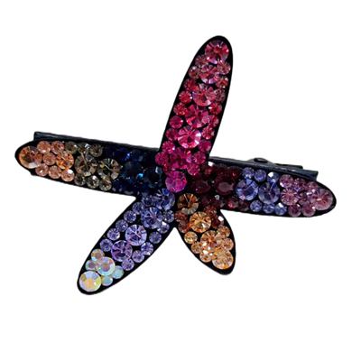 米龙超闪原创捷克钻碎发边夹发夹