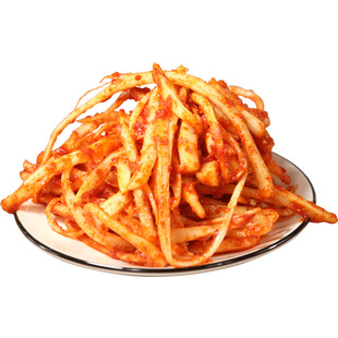 东北延边朝鲜族辣拌桔梗道拉机根狗宝韩式泡菜香葱腌黄瓜酸甜咸菜