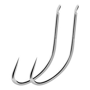 秋田狐有无倒刺绑好鱼钩成品子线组双钩仕挂红虫细条长柄鲫鱼钩子