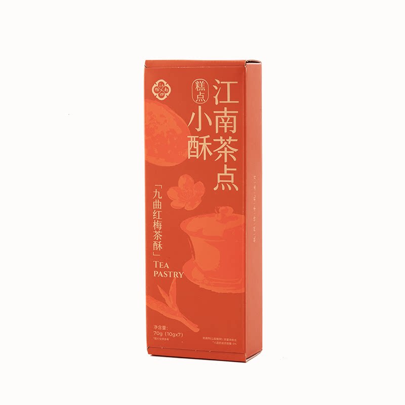 江南四雅杭州龙井茶酥糕70g送礼