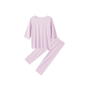 米乐鱼儿童无感睡衣套女童 宝宝家居服春夏透气薄款空调房睡衣男