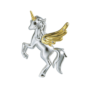 宇宙记号「甜夢·独角兽」胸针 ESREVINU原创设计S925银收藏礼物