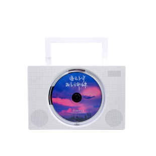 CD机复古怀旧迷你便携式桌面蓝牙音响生日礼物可壁挂音乐播放机
