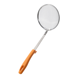 日本进口火锅浮沫漏勺18-0不锈钢捞油渣勺煲汤撇沫勺细目撇沫捞勺