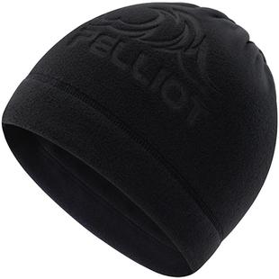 伯希和户外帽男POLARTEC抓绒秋冬登山防寒面罩徒步帽子女保暖围脖